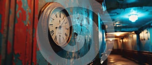 A clock that ticks backwards