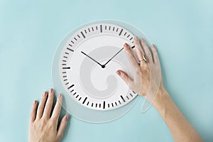 Clock Time Second Minute Hour Punctual Circle Concept