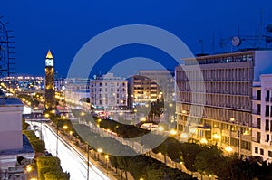 Clock Tower avenue Habib Bourguiba Tunisia