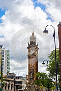 Clock tower in Belfast