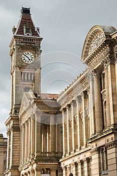 Clock tower on Birmingham museum