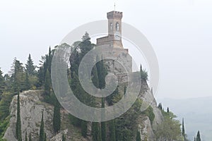 Clock tower in Brisighella