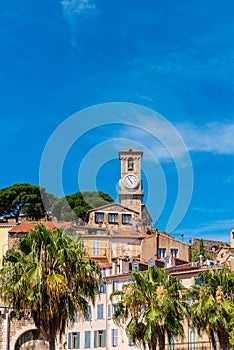 Clock Tower in Cannes France