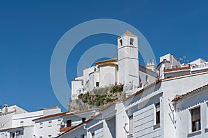 Clock Tower of Chapel of San Juan de Letran - Zahara de la Sierra, Andalusia, Spain photo