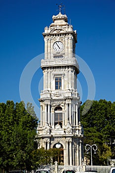 The clock tower Dolmabahce, Istanbul