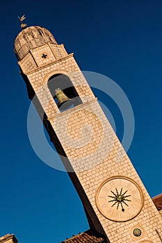 Clock Tower in Dubrovnik, Croatia