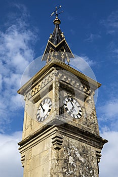 Clock Tower on the Esplanade in Shanklin, Isle of Wight