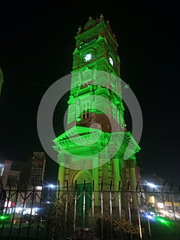 Clock tower & x28;Faisalabad& x29; Pakistan