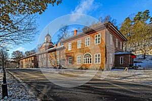 Clock tower in the Fiskars Ironworks Village