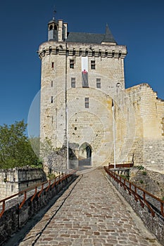 The Clock Tower. Fortress. Chinon. France