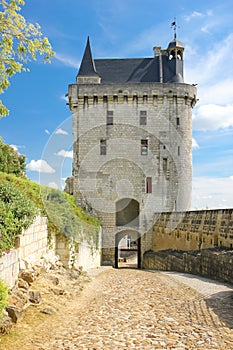 The Clock Tower. Fortress. Chinon. France