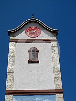 Clock tower with glockenspiel