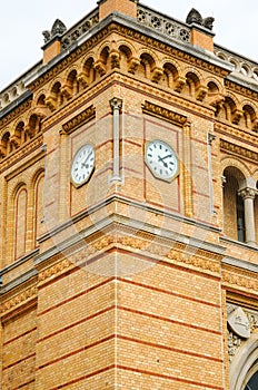 Clock tower of the Hannover central station