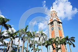 Clock tower in Hong Kong