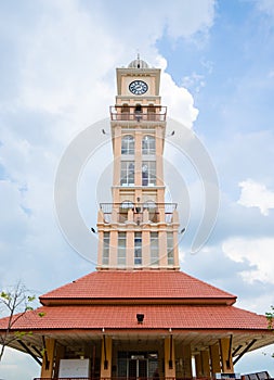 Clock tower in Kelantan, Malaysia photo