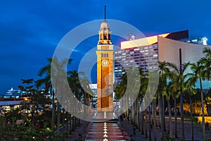 The Clock Tower in Kowloon, Hong Kong, China