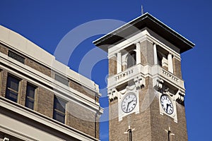 Clock tower in Little Rock photo