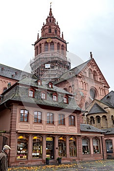 Clock Tower of the Mainz Cathedral, Germany