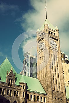 Clock Tower in Minneapolis, Minnesota.