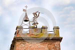 Clock tower in Montepulciano, Tuscany