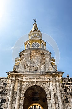 Clock Tower Monument in Cartagena de Indias - Colombia - South America photo