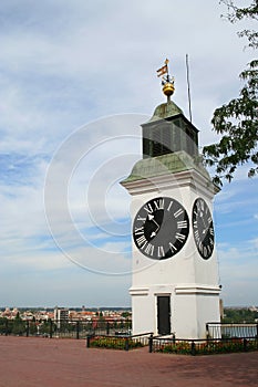 Clock tower in Novi Sad