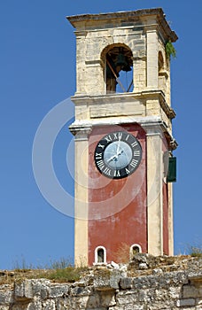 Clock tower in Palaio Frourio