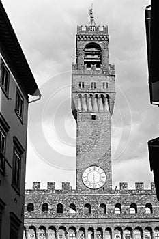Clock tower of Palazzo Vecchio