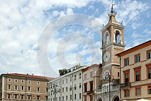 Clock tower Piazza Tre Martiri Rimini photo