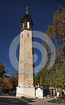 Clock tower in Prilep. Macedonia