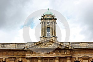Clock Tower, Queen`s College, High Street, Oxford, England