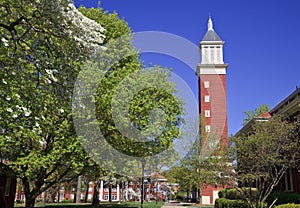 Clock Tower at Queens University in Charlotte