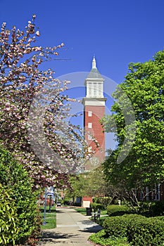 Clock Tower at Queens University in Charlotte