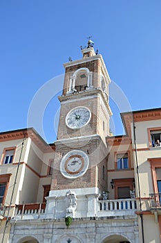 Clock Tower in Rimini (Torre dell` Orologio). photo