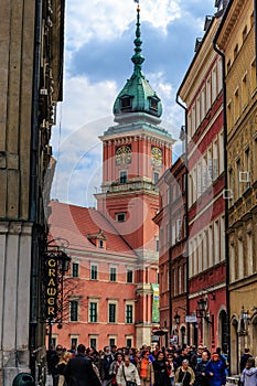 Clock Tower of the Royal Castle in Warsaw