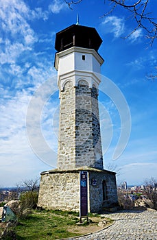 Clock tower on Sahat Tepe hill photo