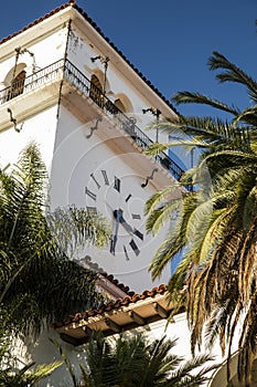 The Clock Tower in Santa Barbara, California