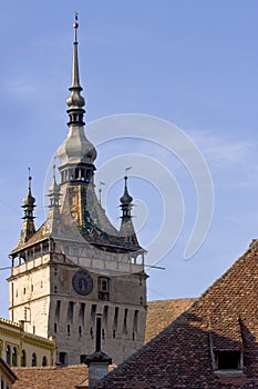 The clock tower from Sighisoara photo