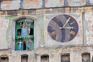 Clock tower of Sighisoara castle, Transylvania