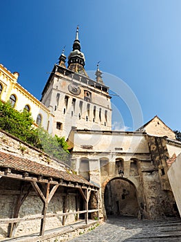 The Clock Tower in Sighisoara photo