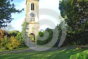 Clock Tower In St Anns Park Dublin photo