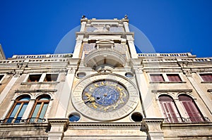 Clock Tower in St Mark's Square, Venice