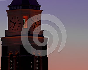 Clock Tower at Sunrise