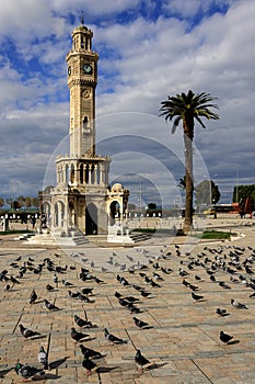 Clock tower, symbol of izmir city