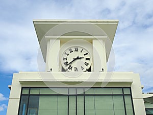 clock tower at Tha Maharaj, Thailand.