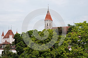 Clock tower in Thun