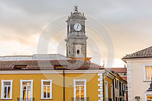 Clock tower of Torre dell`Orologio in the town Avellino, capital of the province of Avellino in the Campania region of southern photo