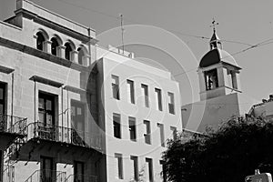 Clock tower of the Town Hall of Elche