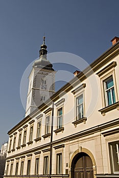 Clock tower in Zagreb