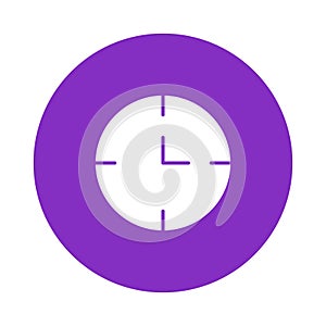 Clock Vector icon which can easily modify or edit